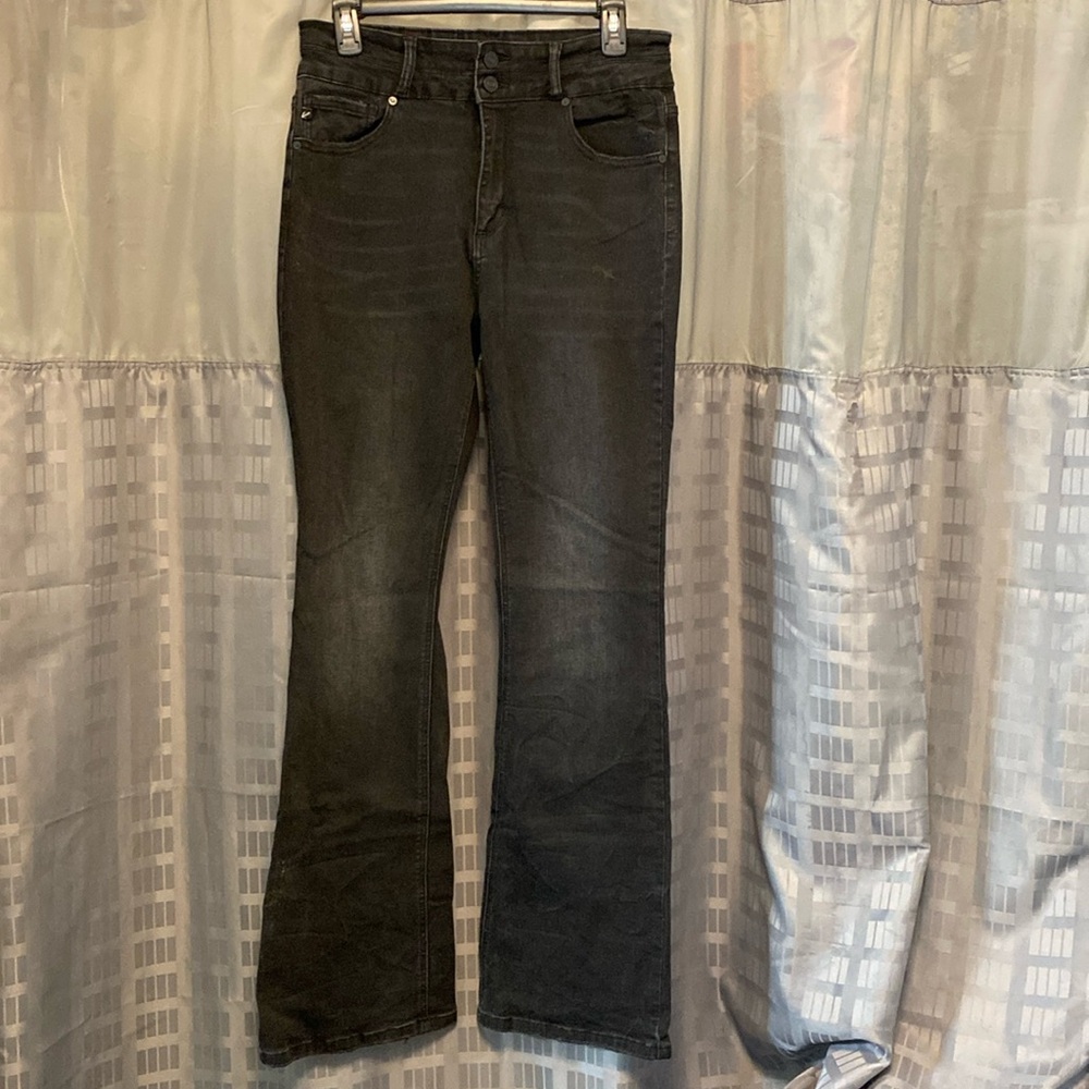 Kancan Flare Jeans Black Size 13/30